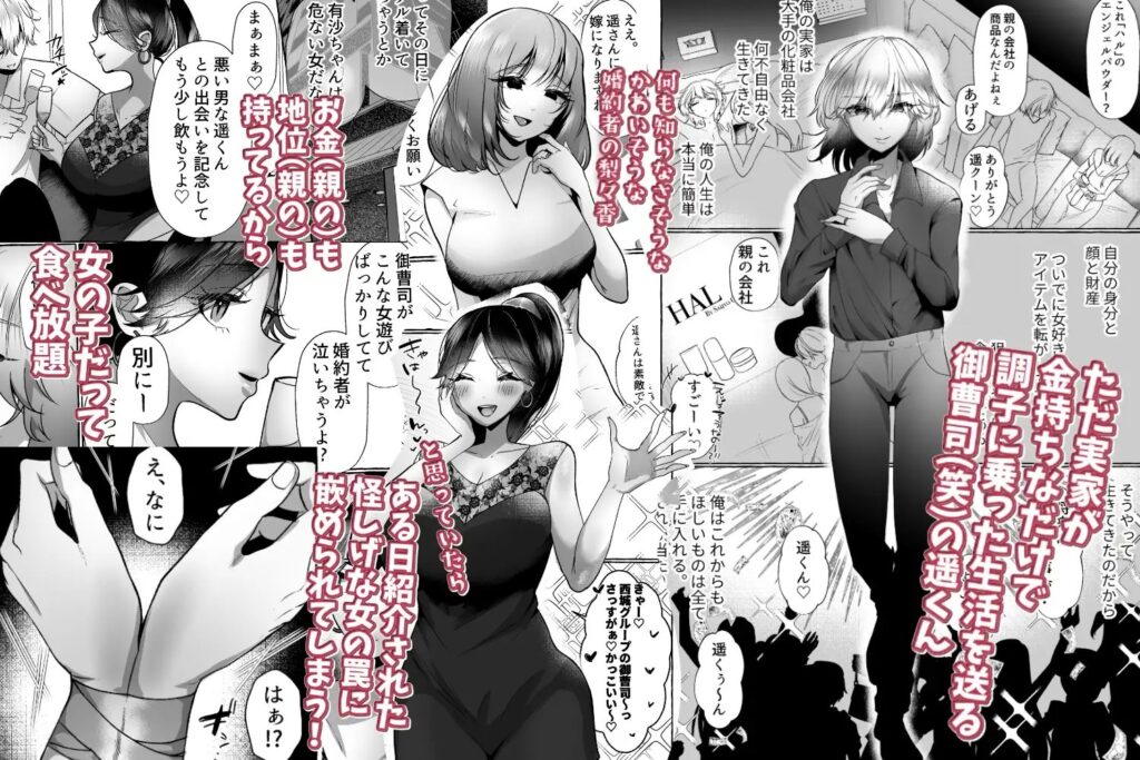 はるか100%♀ 御曹司強○女装メス豚化 サンプル画像1